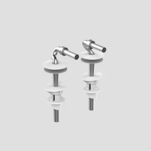 SANIT Edelstahl Scharnier M8 mit Schnellbefestigung SANIT Edelstahl Scharnier M8 mit Schnellbefestigung