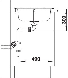 BLANCO TIPO 45 S Mini BLANCO TIPO 45 S Mini