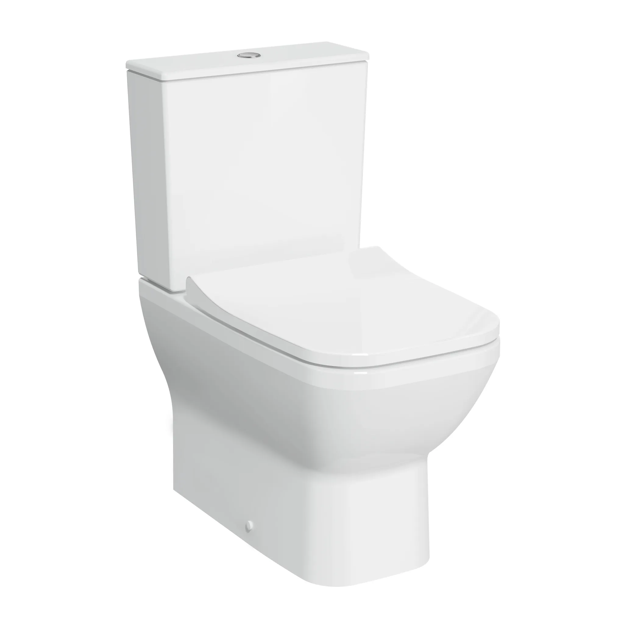 VitrA Integra Square Stand-WC-Kombination VitrA Flush 2.0 Back-To-Wall Weiß Hochglanz VitrA Integra Square Stand-WC-Kombination VitrA Flush 2.0 Back-To-Wall Weiß Hochglanz