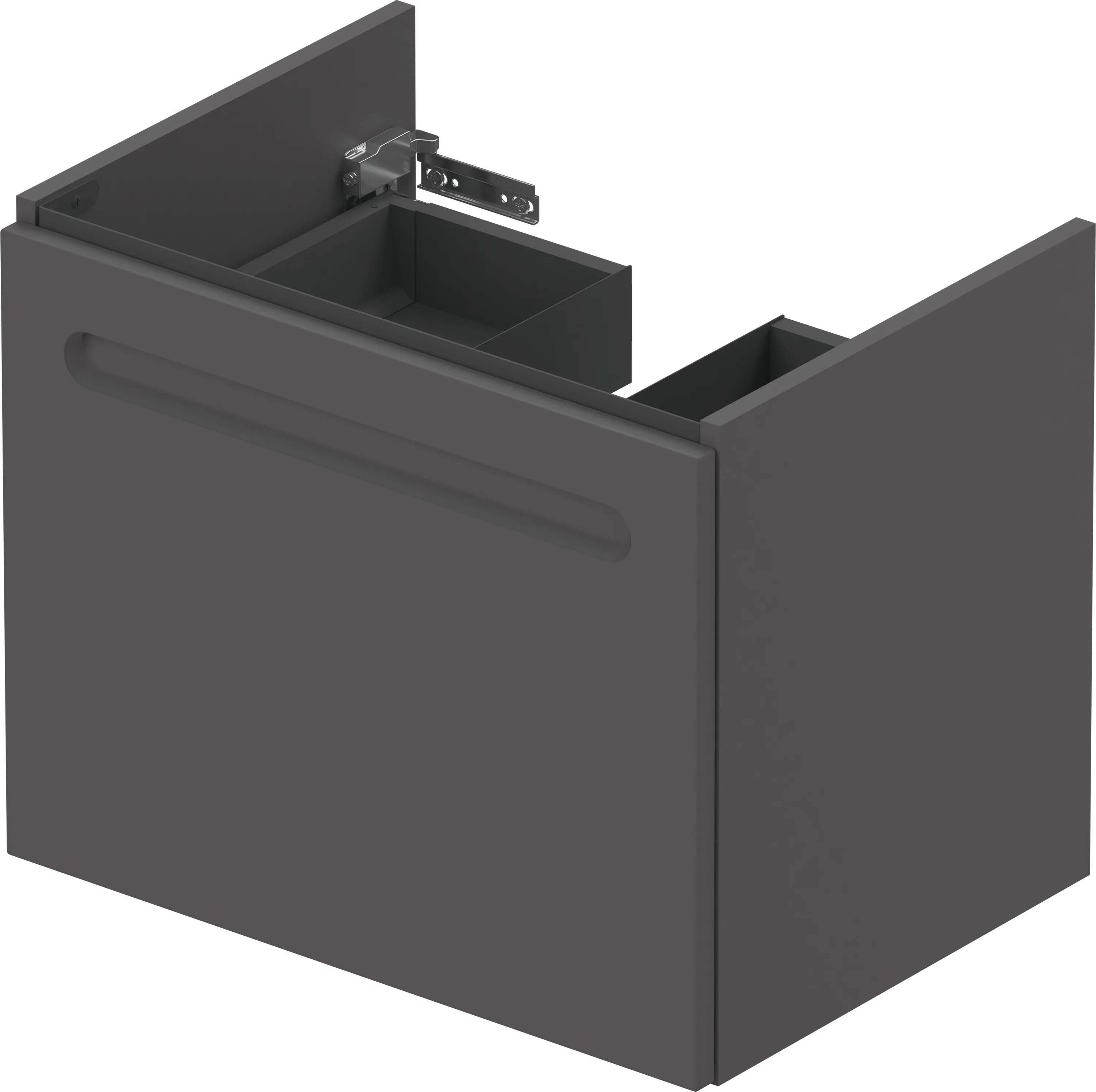 Duravit Waschtischunterschrank wandhängend „No.1“ 59 × 47,8 × 42,6 cm in Graphit Matt Duravit Waschtischunterschrank wandhängend „No.1“ 59 × 47,8 × 42,6 cm in Graphit Matt