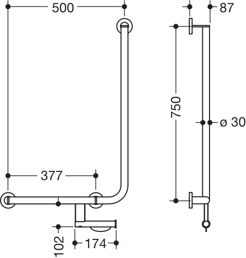 HEWI Haltegriff „System 900“