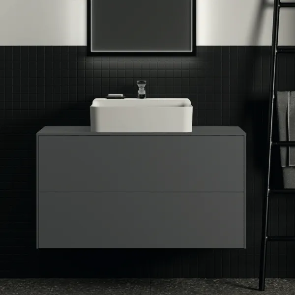 Ideal Standard Waschtischunterschrank Conca, 2 Auszüge, anthrazit