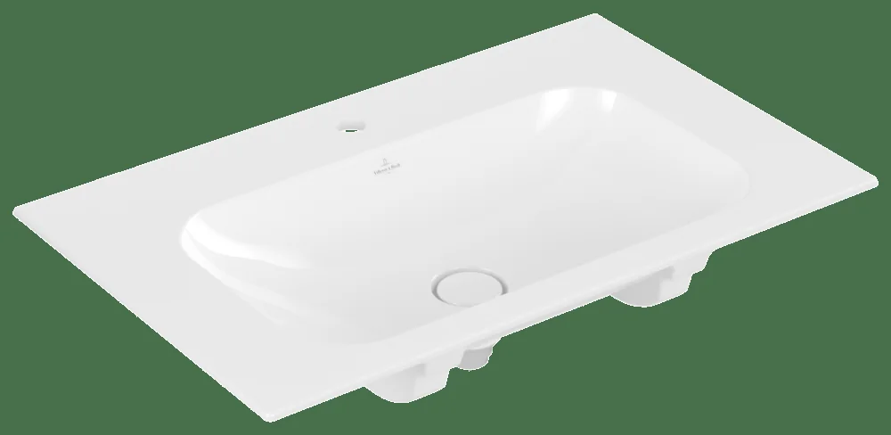 Villeroy & Boch Finion Schrankwaschtisch 800x500mm Rechteck TitanCeram Weiß Alpin CeramicPlus