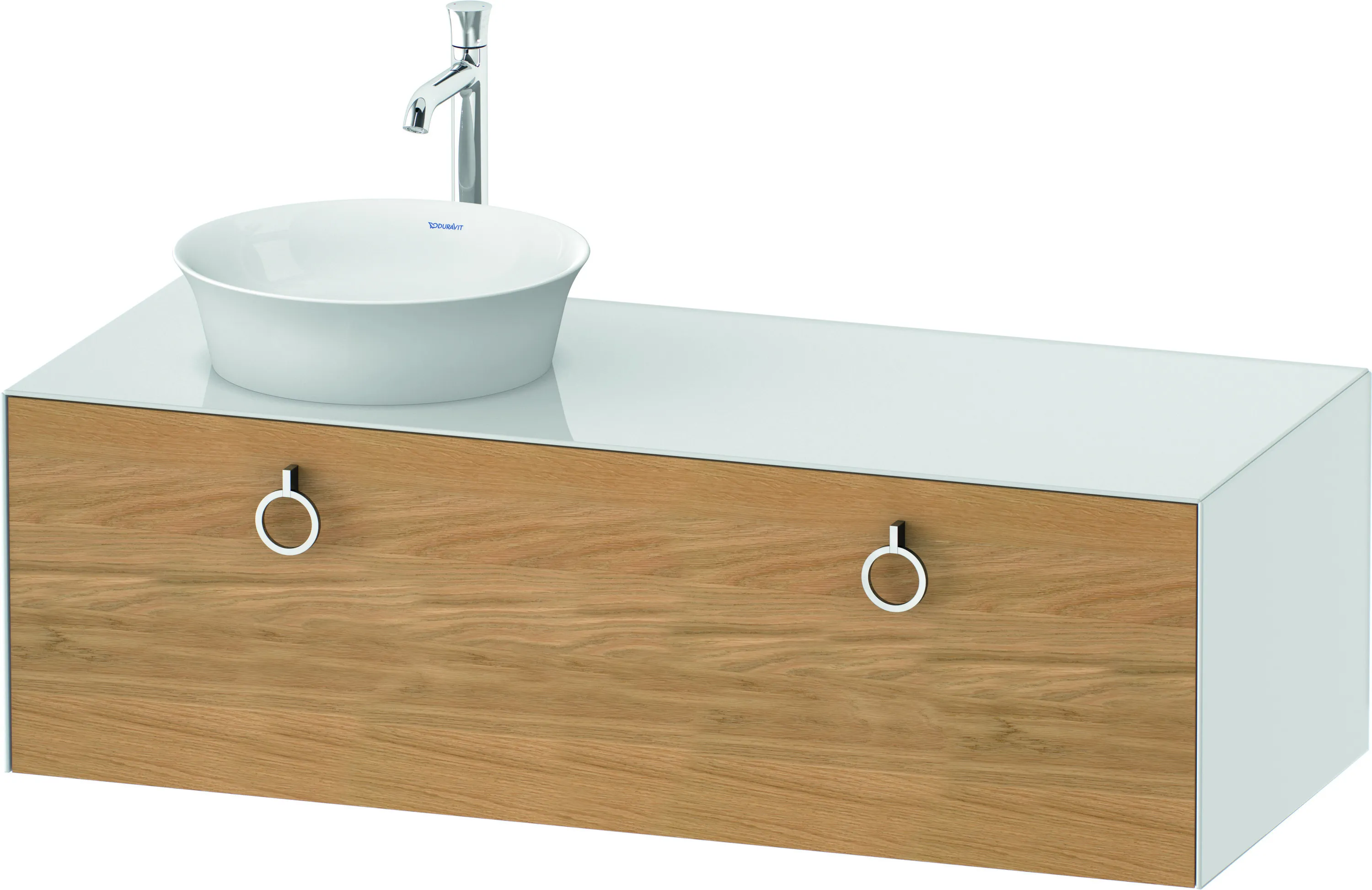 Duravit Waschtischunterschrank „White Tulip“, mit Beleuchtung