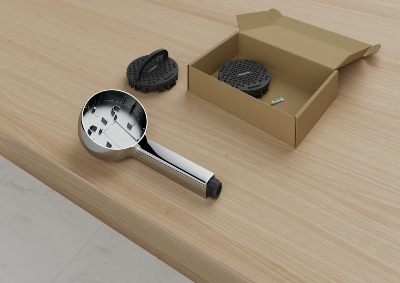 Hansgrohe Activera Select S Ersatzkartusche mit Demontagewerkzeug - 2jet Kartusche aus Kunststoff Hansgrohe Activera Select S Ersatzkartusche mit Demontagewerkzeug - 2jet Kartusche aus Kunststoff