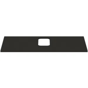 Waschtischplatte i.life B mittiger Ausschnitt für ein Wand-Waschtisch 1002x507x18mm Weiß matt