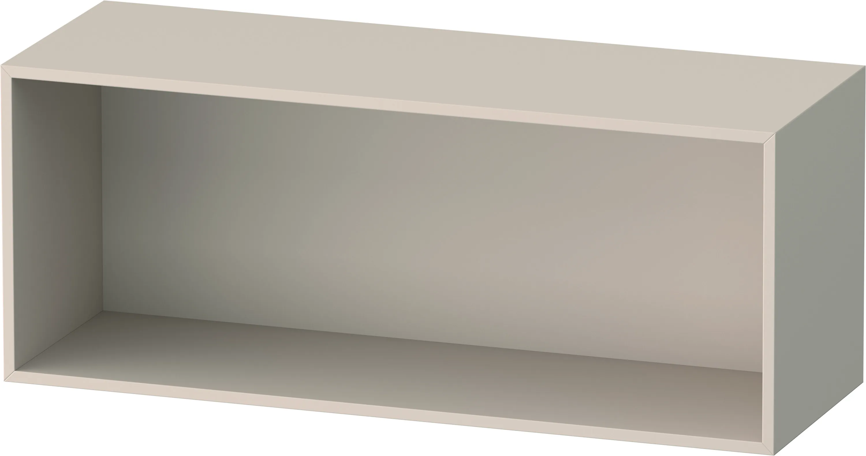 Duravit Wandregal „Zencha“ 40 × 16,1 × 14 cm in Taupe Supermatt