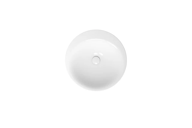 Einbauwaschtisch „BetteLux“, ohne Überlauf, ohne Hahnlochbohrung ⌀ 50 × 10 cm in Manhattan Einbauwaschtisch „BetteLux“, ohne Überlauf, ohne Hahnlochbohrung ⌀ 50 × 10 cm in Manhattan
