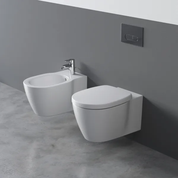 WC-Paket Connect AquaBlade mit WC-Sitz Softclosing 365x540x340mm Weiß