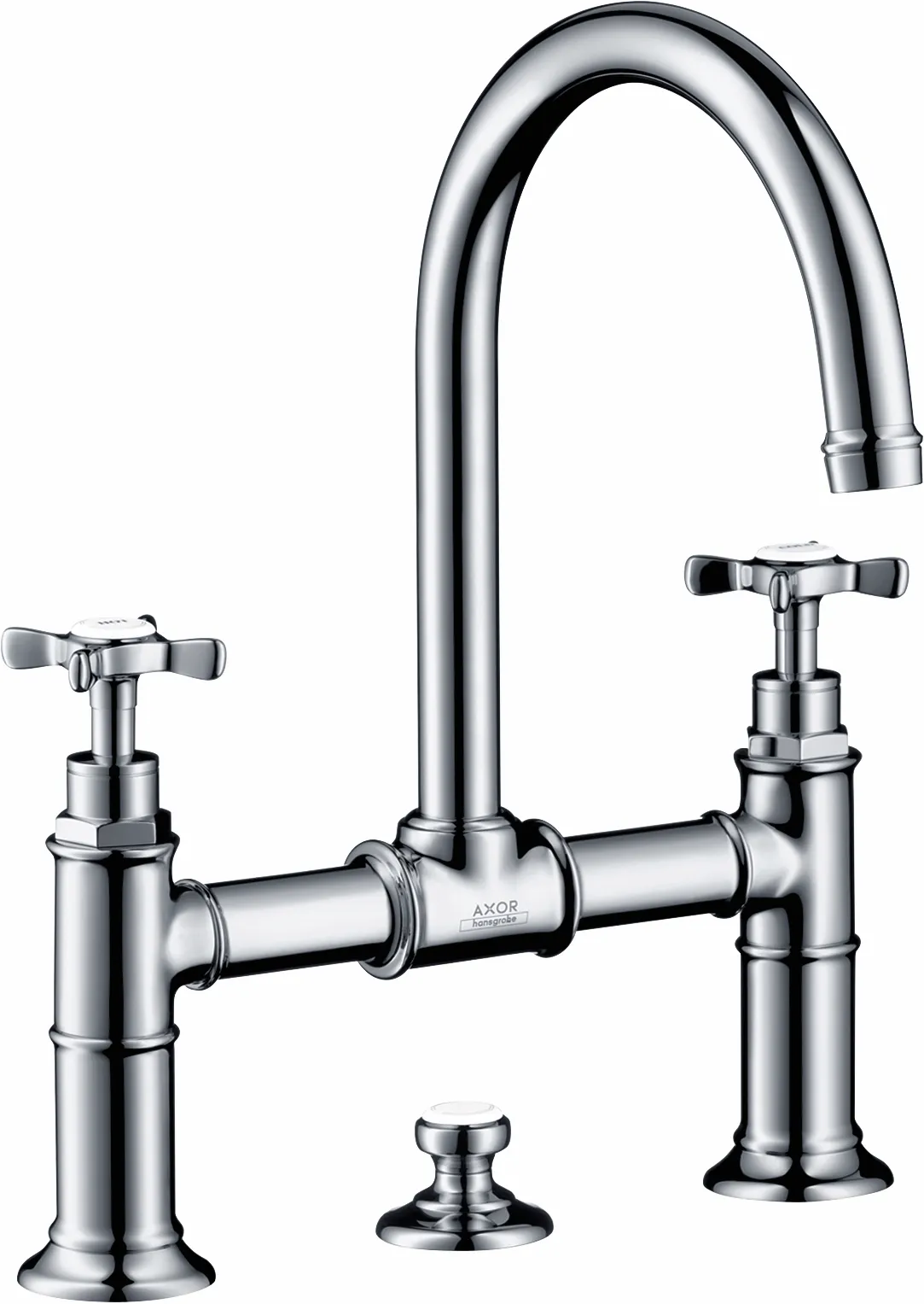 Zweigriff Waschtischarmatur 220 Axor Montreux Brücke chrom