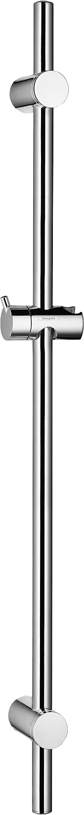 Hansgrohe Unica Brausestange Reno Chrom, 72 cm Länge, variable Wandstützen, verstellbare Handbrausehalterung