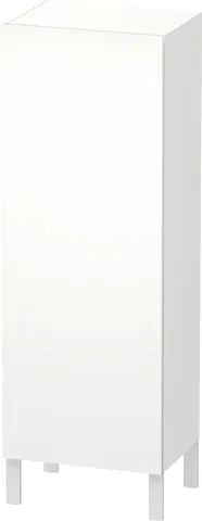Duravit Halbhochschrank „L-Cube“ 50 × 132 × 36,3 cm Weiß Supermatt