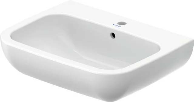 Wandwaschtisch „D-Code“, mit Überlauf 65 × 50 cm Wandwaschtisch „D-Code“, mit Überlauf 65 × 50 cm