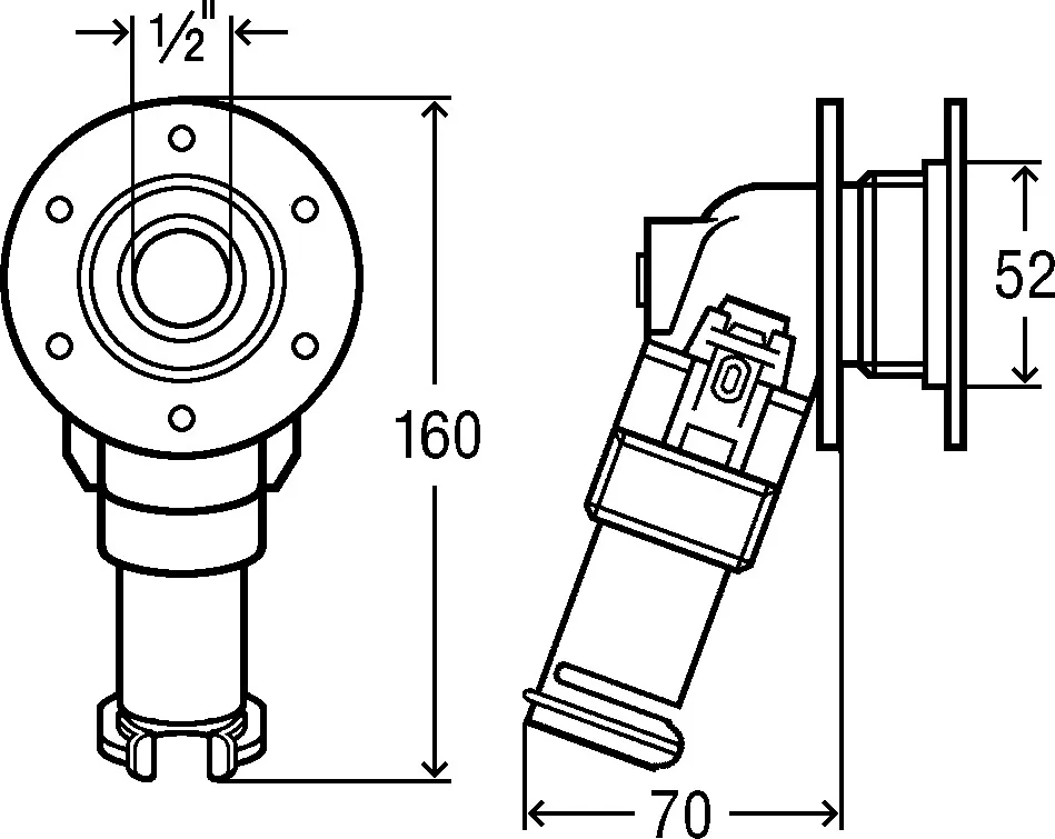 Viega „Sanfix P“ Fitting mit 2 Anschlüssen