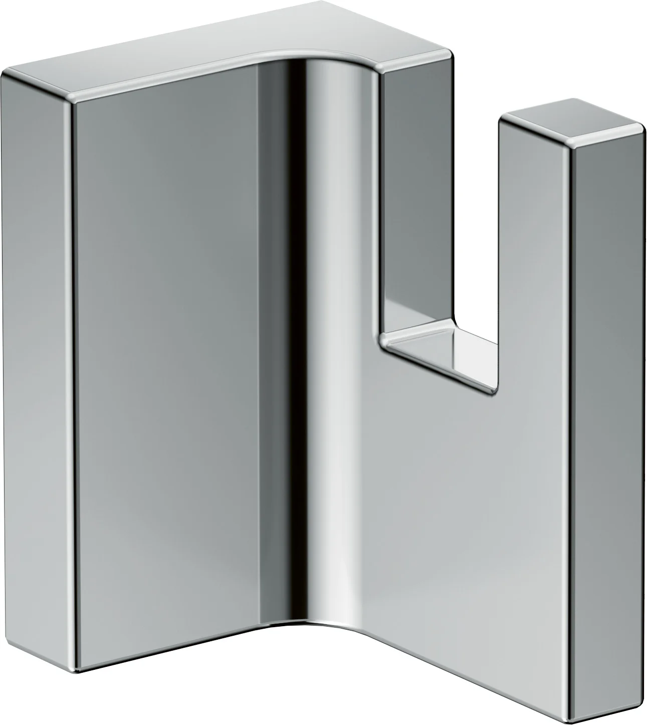 Hansgrohe AXOR Universal Rectangular Handtuchhaken Chrom, Wandmontage, verdeckte Befestigung, Bohrabstand 35 mm, Bohrloch Ø 6 mm