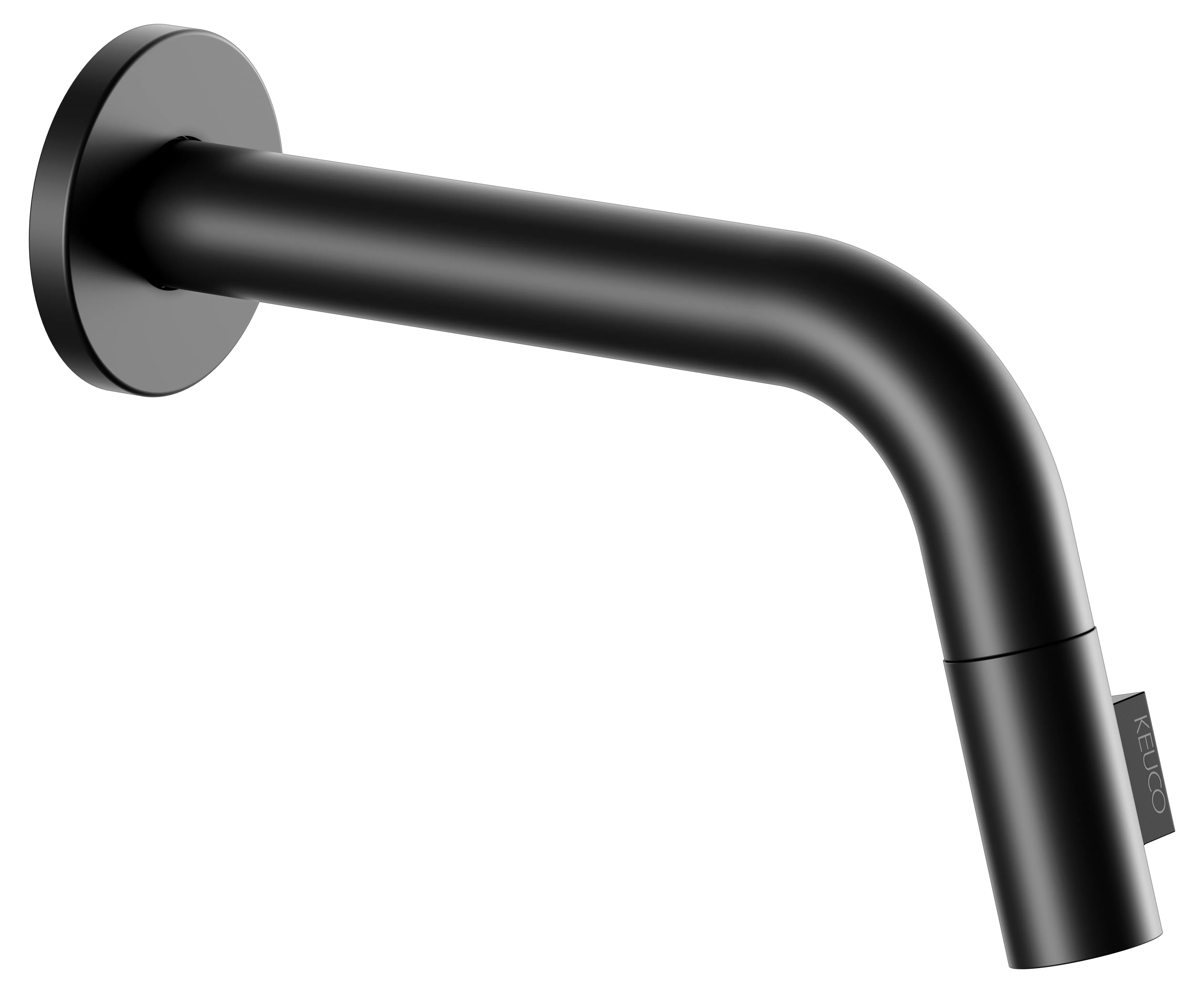 IXMO Wandauslaufventil UP für Wandmontage, rund Ausladung 185 mm / IXMO Soft schwarz matt IXMO Wandauslaufventil UP für Wandmontage, rund Ausladung 185 mm / IXMO Soft schwarz matt