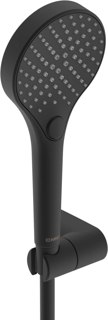 HansaVIVA Handbrausegarnitur HansaVIVA 4417 Matt-Schwarz