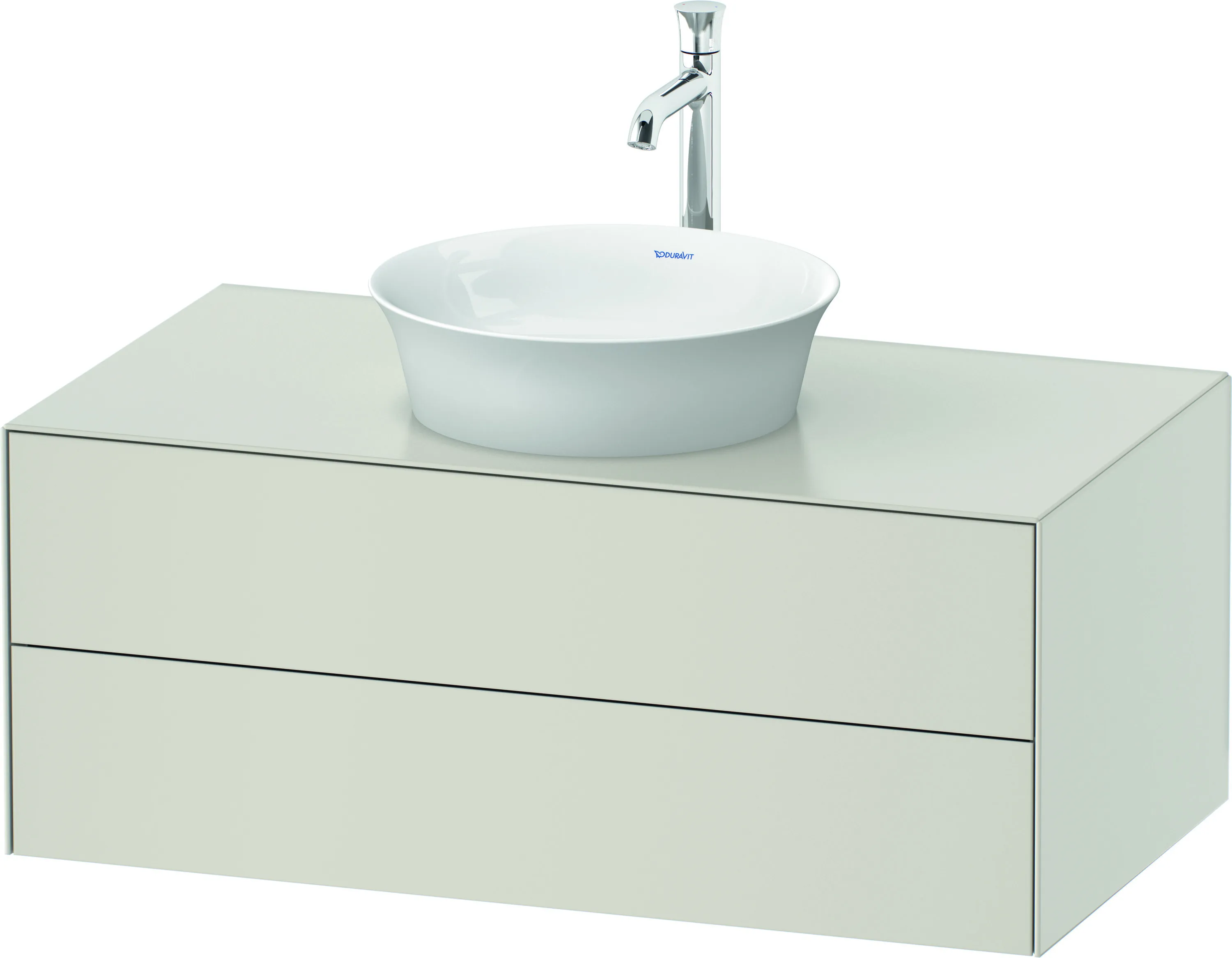 Duravit Waschtischunterschrank „White Tulip“, mit Beleuchtung