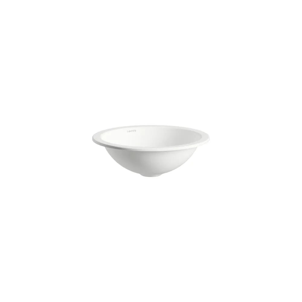 Laufen Einbauwaschtisch FORM rund ohne Armaturenloch ohne Überlauf Ø 320 mm x 110 mm in weiß