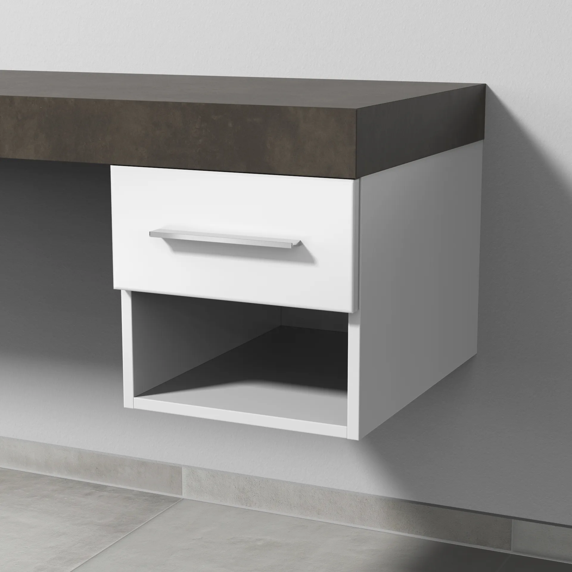 Sanipa Anbauschrank „2morrow“ 350 × 340 × 520 mm in Weiß (glanz)