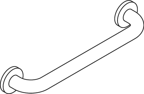 HEWI Haltegriff „Serie 801“ in Felsgrau HEWI Haltegriff „Serie 801“ in Felsgrau