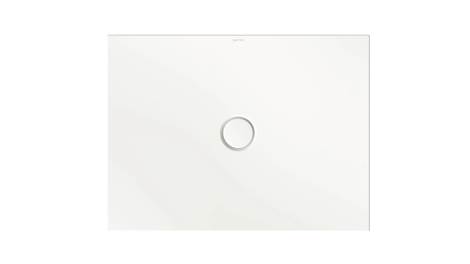 Bette rechteck Duschwanne „BetteFloor“ 1000 × 750 mm ohne Oberflächenbeschichtung, ohne Oberflächenveredelung, ohne Wannenträger, in Snow