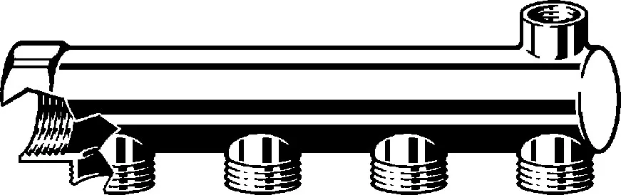 Viega „Sanfix“ Verteiler 4-fach Viega „Sanfix“ Verteiler 4-fach