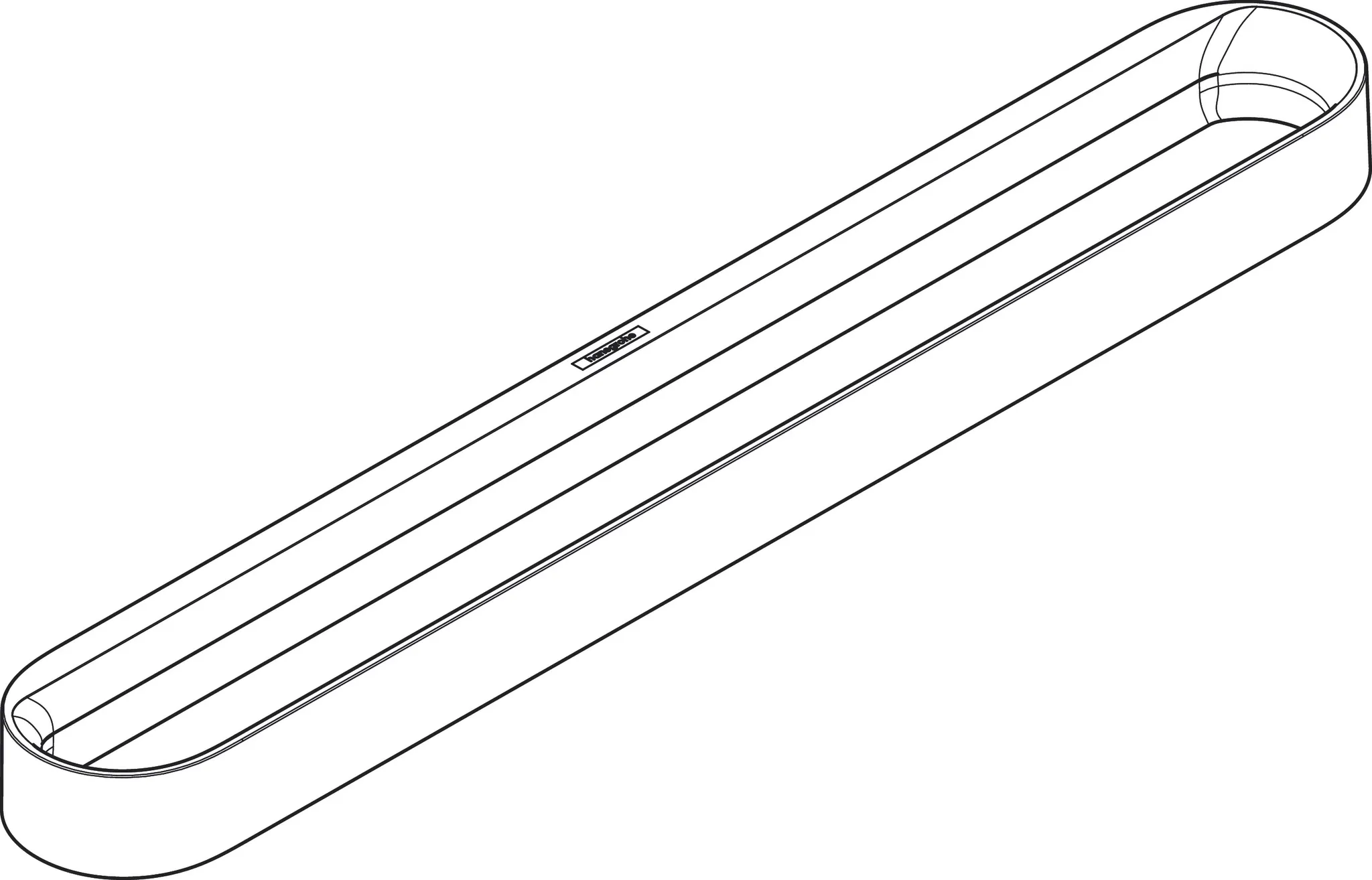 Hansgrohe WallStoris Handtuchhalter, Mattschwarz Hansgrohe WallStoris Handtuchhalter, Mattschwarz