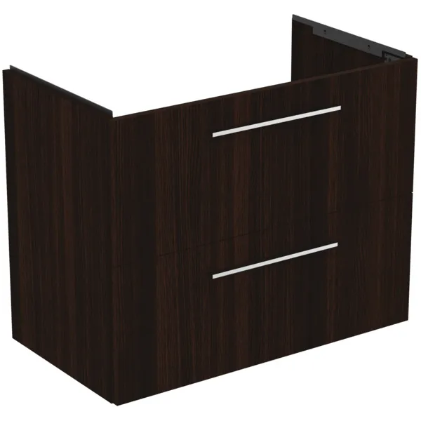 Ideal Standard i.life A Möbelwaschtischunterschrank, Coffee Oak, 800x440x630 mm, 2 Auszüge mit Softclose-Mechanismus Ideal Standard i.life A Möbelwaschtischunterschrank, Coffee Oak, 800x440x630 mm, 2 Auszüge mit Softclose-Mechanismus