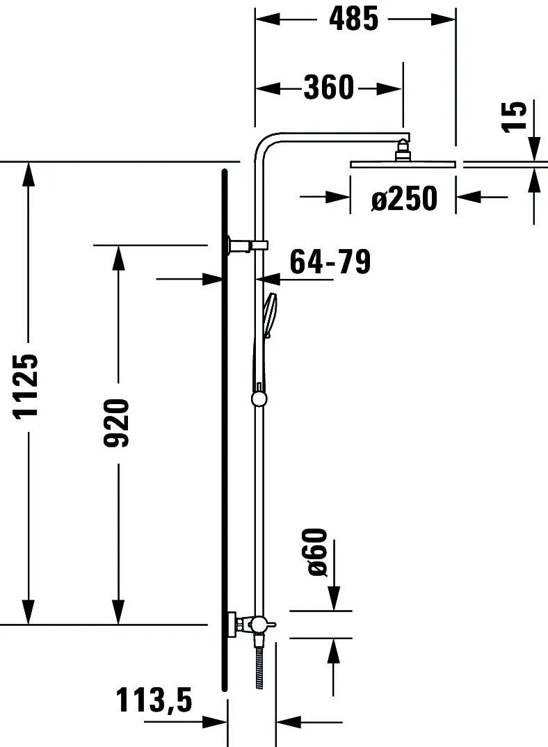 Duravit Duschsystem „Serie B.2“ Duravit Duschsystem „Serie B.2“