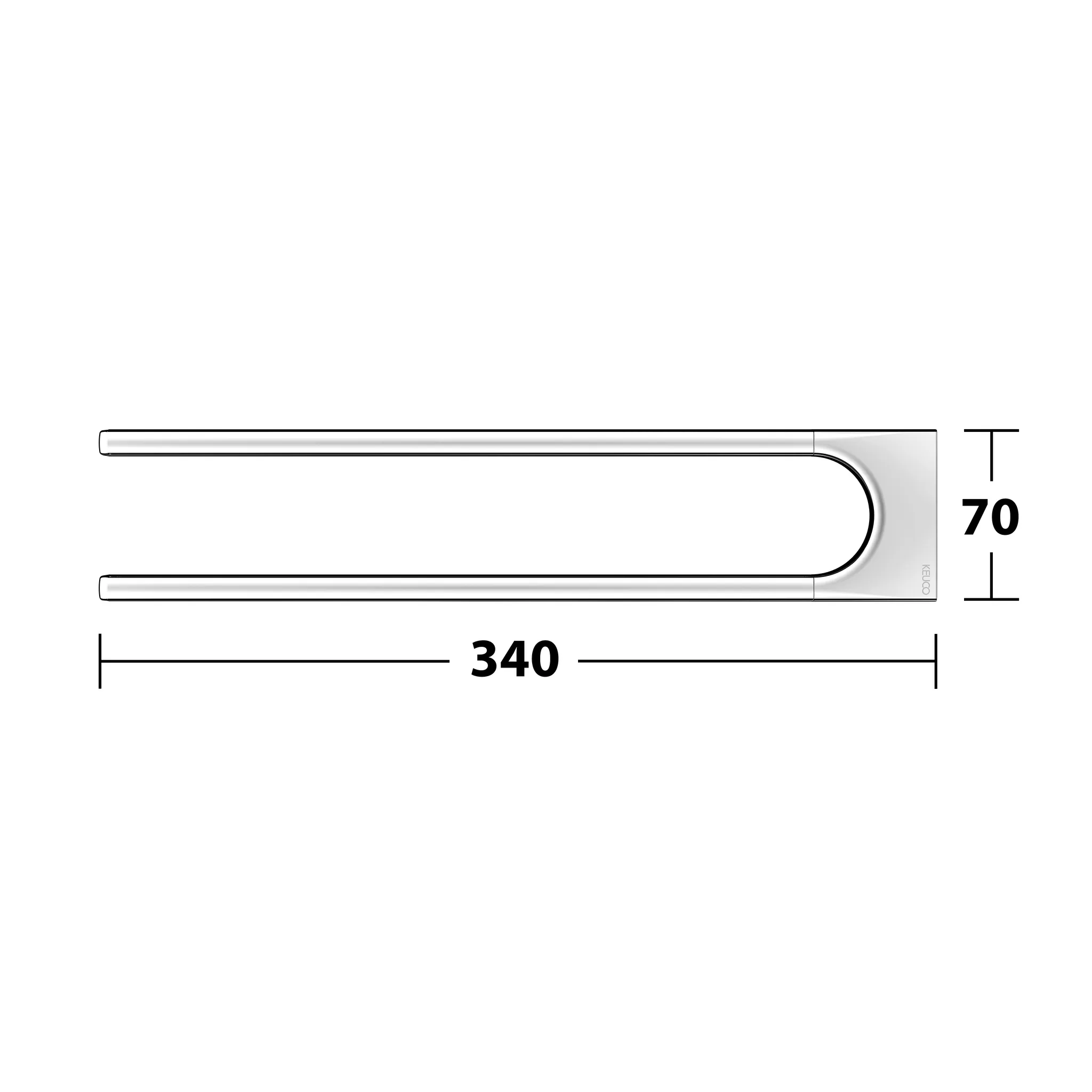 Collection Moll Handtuchhalter 340 mm verchromt Handtuchhalter Collection Moll 12719, 2-armig, 340 mm, feststehend, verchromt Collection Moll Handtuchhalter 340 mm verchromt Handtuchhalter Collection Moll 12719, 2-armig, 340 mm, feststehend, verchromt