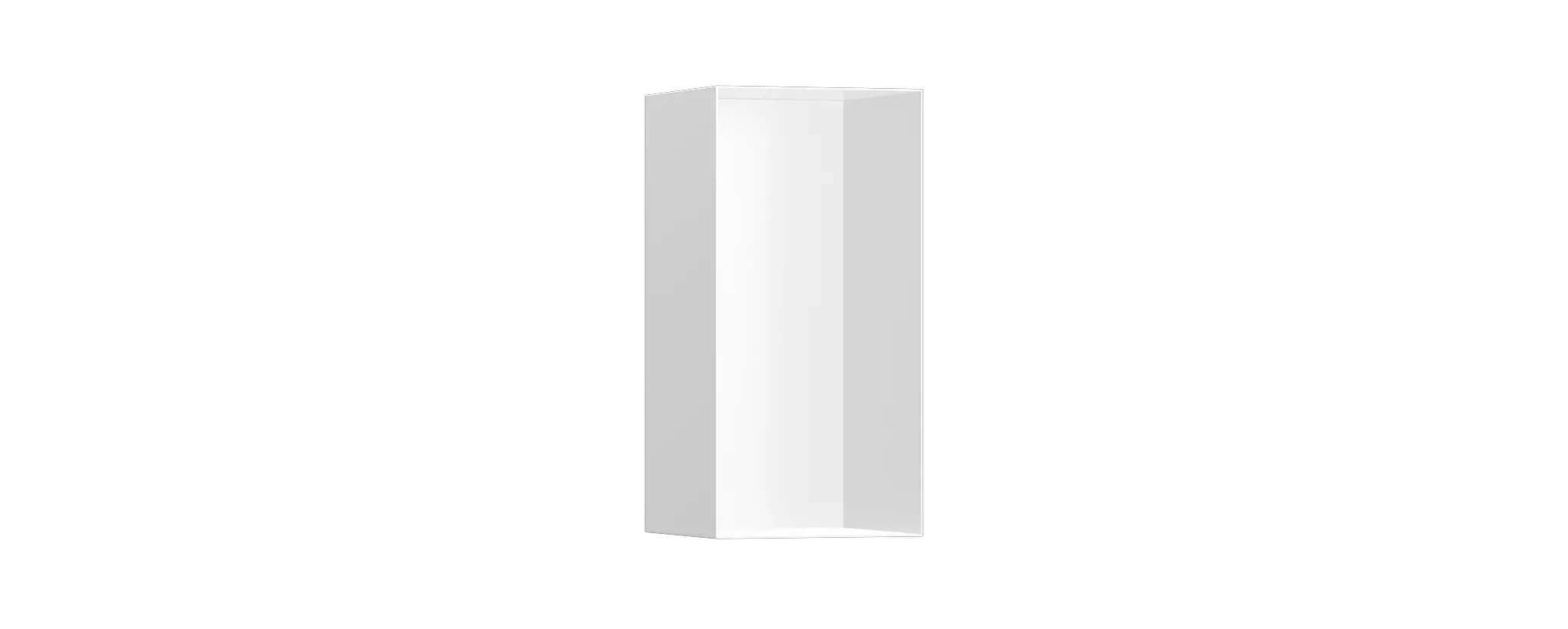 Hansgrohe XtraStoris Minimalistic Wandnische rahmenlos, 300 x 150 x 140 mm, Mattweiß Hansgrohe XtraStoris Minimalistic Wandnische rahmenlos, 300 x 150 x 140 mm, Mattweiß