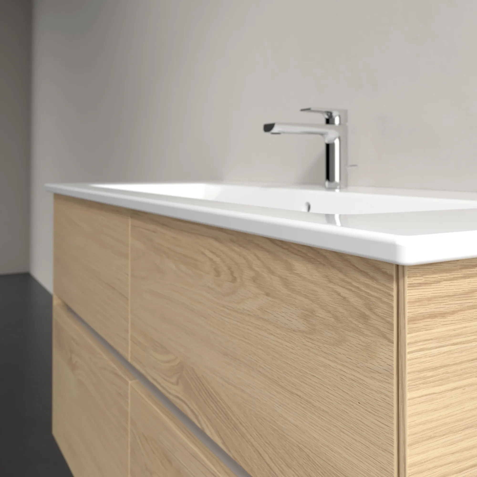 Villeroy & Boch Waschtischunterschrank „Collaro“ 1161 × 610 × 480 mm Nordic Oak, ohne Beleuchtung, für Becken mittig Villeroy & Boch Waschtischunterschrank „Collaro“ 1161 × 610 × 480 mm Nordic Oak, ohne Beleuchtung, für Becken mittig