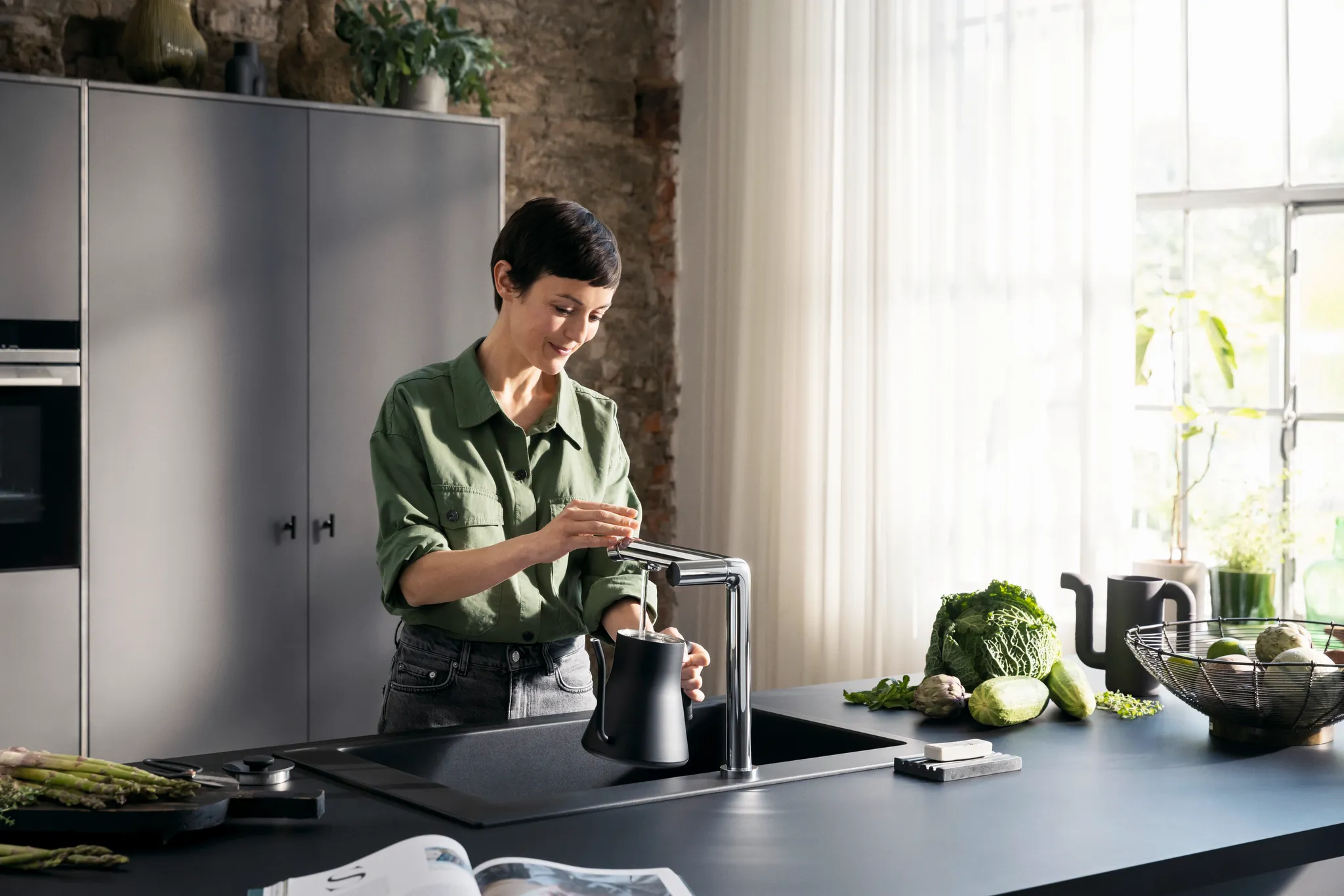 Hansgrohe Aqittura M91 SodaSystem 240, 1jet, Starter Set chrom Hansgrohe Aqittura M91 SodaSystem 240, 1jet, Starter Set chrom