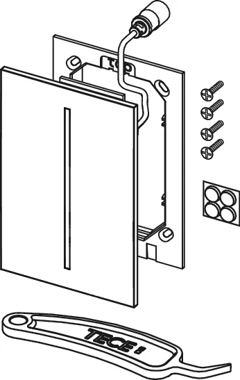 filo Sensorblende, Kunststoff Chrom glänzend filo Sensorblende, Kunststoff Chrom glänzend