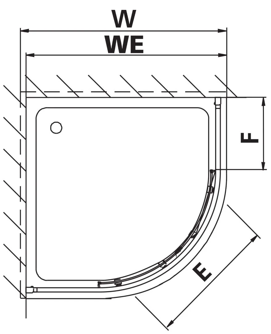 Kermi Duschdesign IBIZA 2000 Viertelkreis-Duschkabine (Gleittüren) I2 T20 Kermi Duschdesign IBIZA 2000 Viertelkreis-Duschkabine (Gleittüren) I2 T20