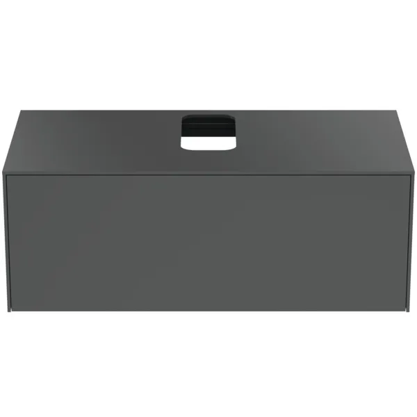 Ideal Standard Waschtischunterschrank „Conca“ 100,2 × 37 × 50,5 cm Anthrazit matt lackiert Ideal Standard Waschtischunterschrank „Conca“ 100,2 × 37 × 50,5 cm Anthrazit matt lackiert