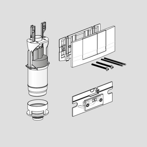 SANIT Modernisierungsset FRIABLOC auf F102 +Pl