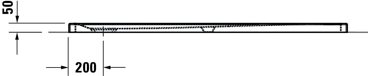 Duravit rechteck Duschwanne „Tempano“ 160 × 100 cm