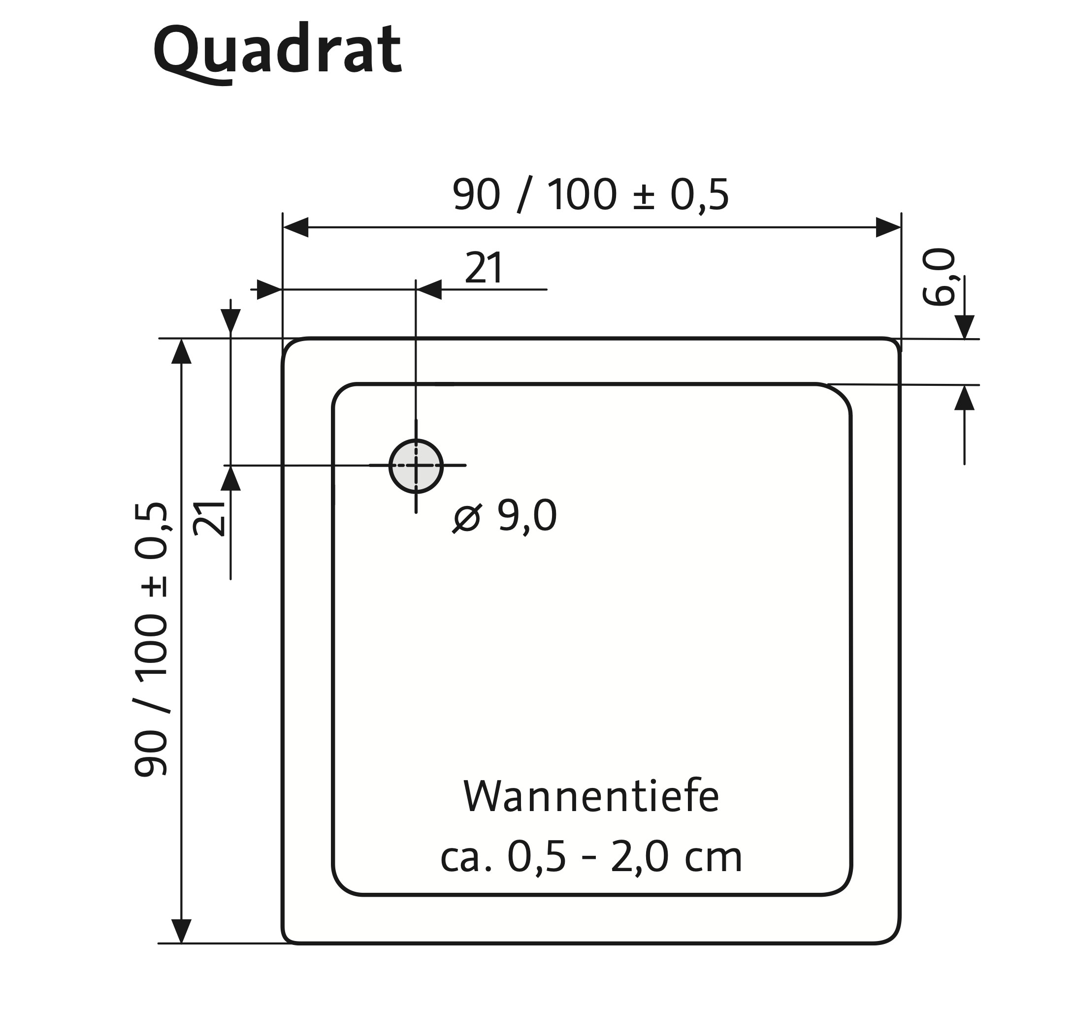 HSK rechteck Marmor-Polymer-Duschwanne „superflach“ 80 × 120 cm in Weiß HSK rechteck Marmor-Polymer-Duschwanne „superflach“ 80 × 120 cm in Weiß