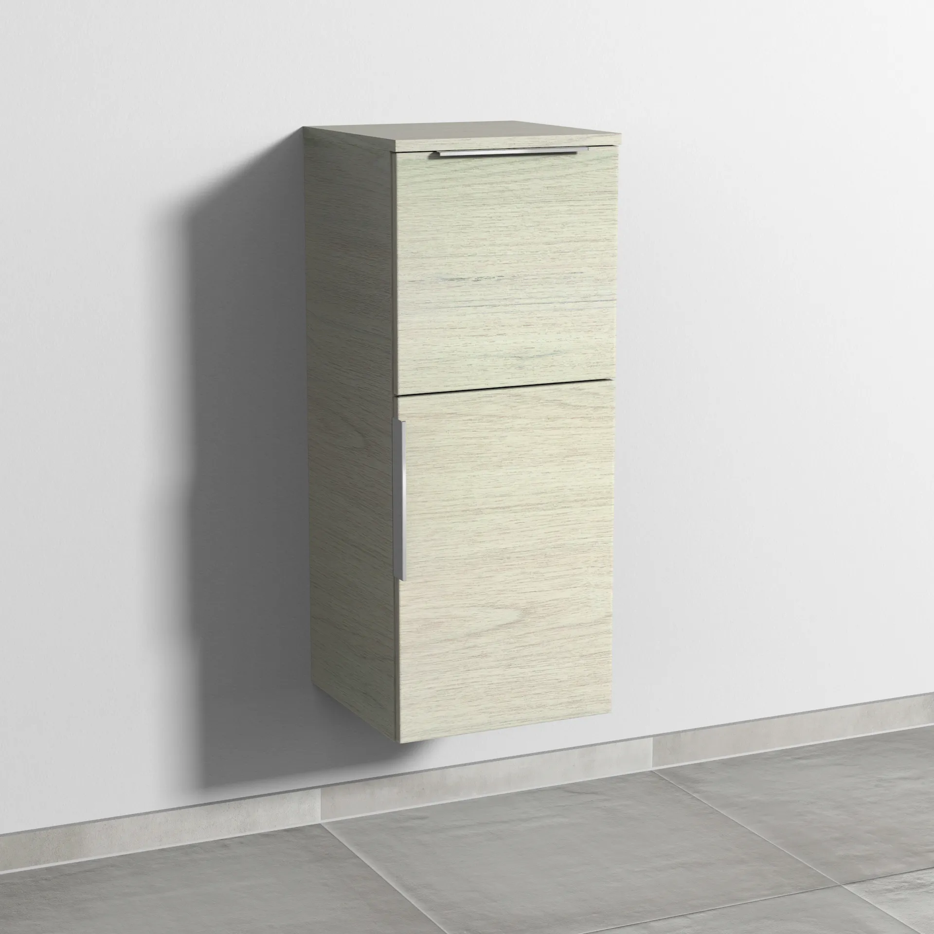 Sanipa Mittelschrank „3way“ 350 × 850 × 345 mm Anschlag rechts, in White Oak, Anschlag rechts
