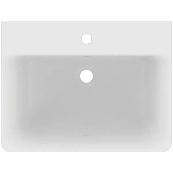 Ideal Standard Waschtisch Connect Cube, 1 Hahnloch, weiß, 600x460x175 mm