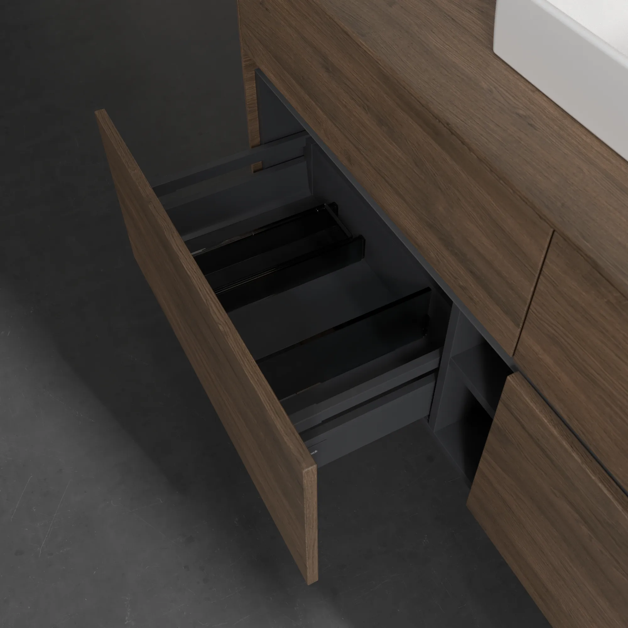 Villeroy & Boch Waschbeckenunterschrank Collaro C073B0 Arizona Oak, 1400 x 548 x 500 mm, mit Beleuchtung und SoftClosing Villeroy & Boch Waschbeckenunterschrank Collaro C073B0 Arizona Oak, 1400 x 548 x 500 mm, mit Beleuchtung und SoftClosing