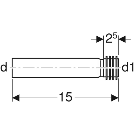 Spülbogenverlängerung mit Manschette Spülbogenverlängerung mit Manschette