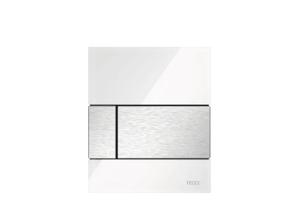 square Urinal-Betätigungsplatte mit Kart.,Gl. weiß glzd.,Taste Edel. geb. square Urinal-Betätigungsplatte mit Kart.,Gl. weiß glzd.,Taste Edel. geb.