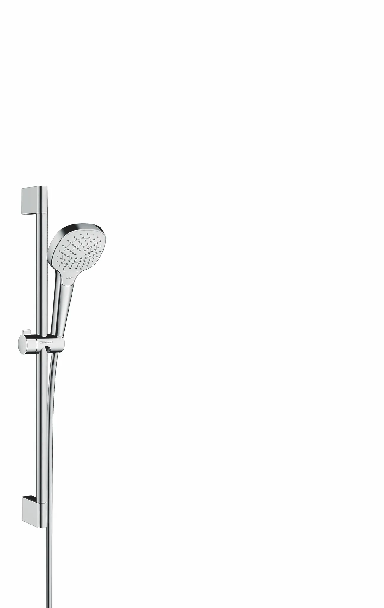 Brausenset Croma Select E Vario/Unica 650mm weiss/chrom Brausenset Croma Select E Vario/Unica 650mm weiss/chrom