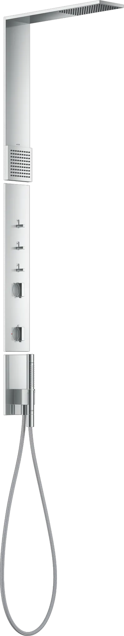 Hansgrohe AXOR ShowerComposition Thermostat Kopfbrause 110⁄220 1jet chrom Hansgrohe AXOR ShowerComposition Thermostat Kopfbrause 110⁄220 1jet chrom