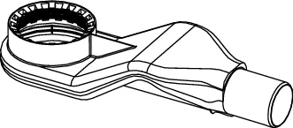 TECE Ablaufgarnitur superflach für Duschrinnen „TECEdrainline“ TECE Ablaufgarnitur superflach für Duschrinnen „TECEdrainline“
