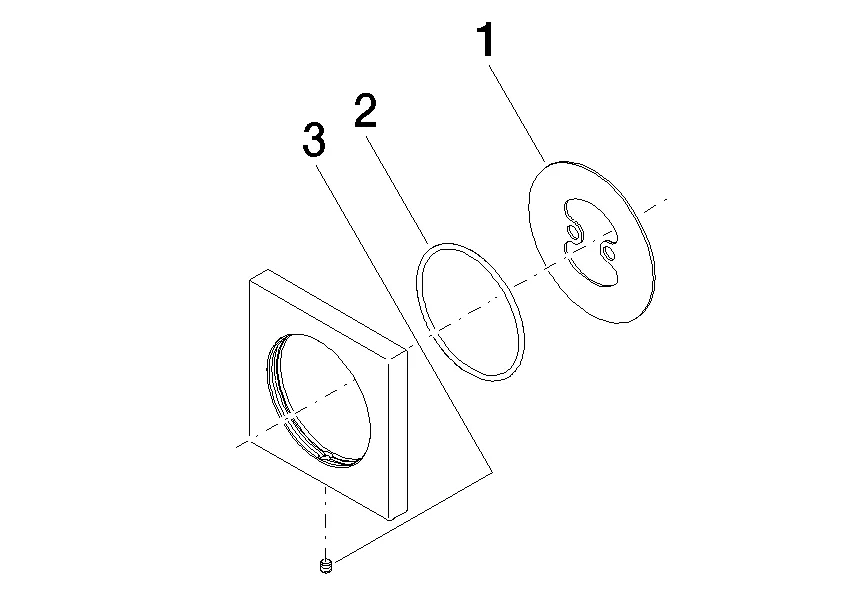 Rosette SERIENNEUTRAL Chrom 12720980