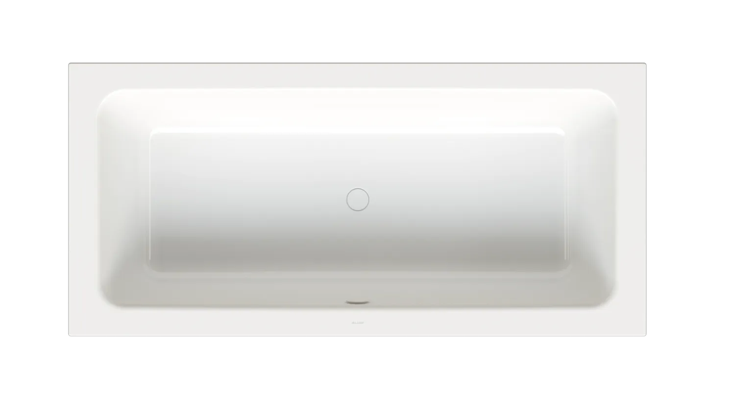 BetteOne Badewanne Rechteck, weiß, 1900 x 900 mm, 420 mm Höhe, 2-Sitzer, glasierter Titan-Stahl